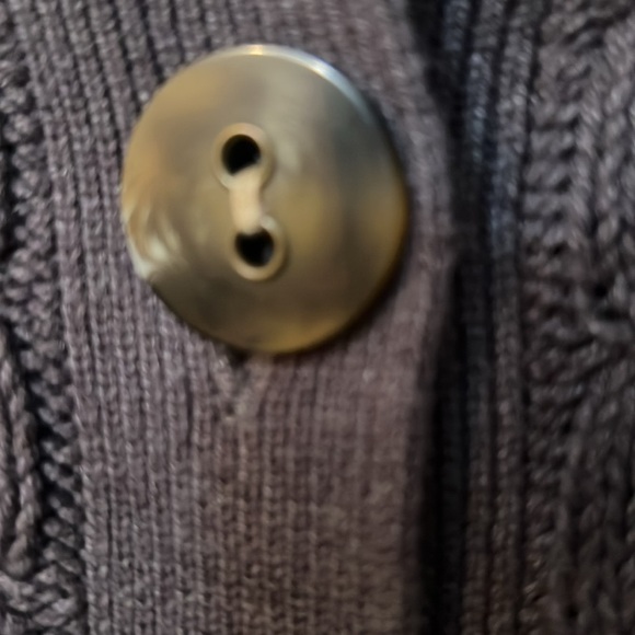 Style & co petite size M sweater button down - Picture 7 of 9